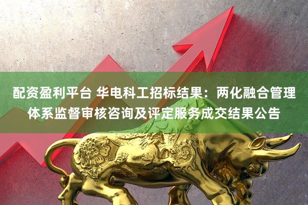 配资盈利平台 华电科工招标结果：两化融合管理体系监督审核咨询及评定服务成交结果公告